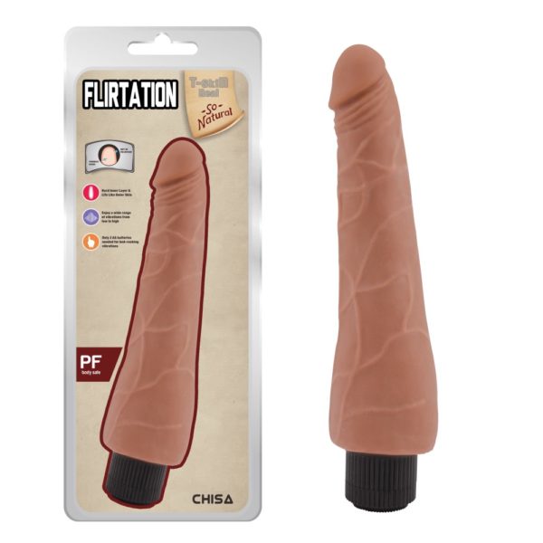 VIBRADOR REALISTA FLIRTATION-LATIN 24CM sexshop tiendas amor 